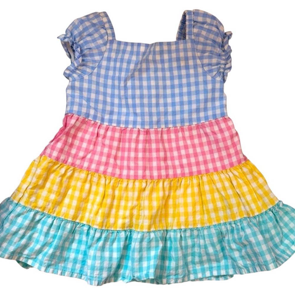 Gymboree Colorful Gingham Ruffle Dress
